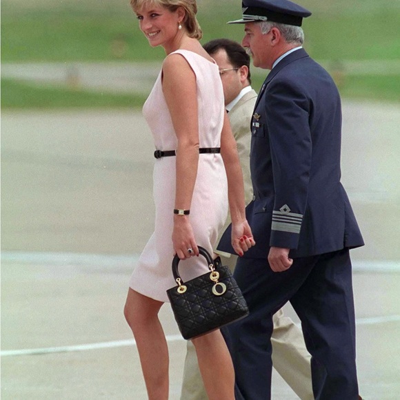 RARE Vintage Dior Lady Dior Bag Medium Cannage - Picture 13 of 13